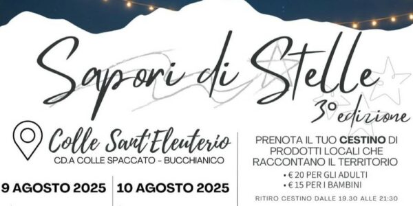Sapori di stelle / Bucchianico, 9-10 agosto 2025