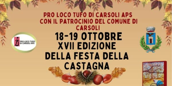Festa della Castagna -XVII Edizione / Tufo Basso di Carsoli, 18-19 ottobre 2025