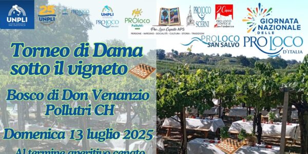 Torneo di dama sotto il vigneto / Pollutri, 13 luglio 2025