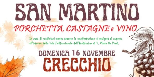 San Martino – Porchetta, castagne e vino / Crecchio, 16 novembre 2025