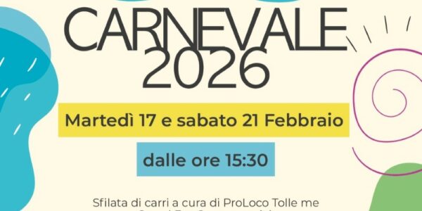 Carnevale Tolle Me 2026 / Tollo, 17 e 21 febbraio 2026