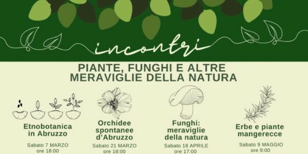 Incontri di botanica: PIANTE, FUNGHI ED ALTRE MERAVIGLIE DELLA NATURA / Atessa, 21 marzo 2026